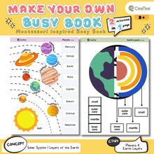 Load image into Gallery viewer, Montessori Early Learning Interactive Busy Book for Kids