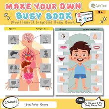 Load image into Gallery viewer, Montessori Early Learning Interactive Busy Book for Kids