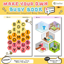 Load image into Gallery viewer, Montessori Early Learning Interactive Busy Book for Kids