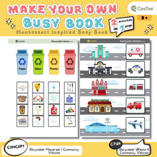 Load image into Gallery viewer, Montessori Early Learning Interactive Busy Book for Kids