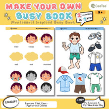 Load image into Gallery viewer, Montessori Early Learning Interactive Busy Book for Kids