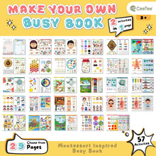 Load image into Gallery viewer, Montessori Early Learning Interactive Busy Book for Kids
