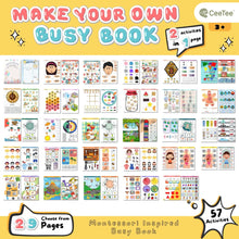 Load image into Gallery viewer, Montessori Early Learning Interactive Busy Book for Kids