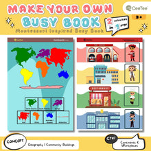 Load image into Gallery viewer, Montessori Early Learning Interactive Busy Book for Kids