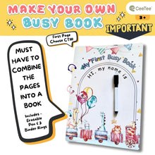 Load image into Gallery viewer, Montessori Early Learning Interactive Busy Book for Kids