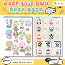 Load image into Gallery viewer, Montessori Early Learning Interactive Busy Book for Kids