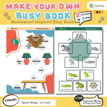 Load image into Gallery viewer, Montessori Early Learning Interactive Busy Book for Kids