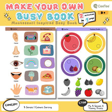 Load image into Gallery viewer, Montessori Early Learning Interactive Busy Book for Kids