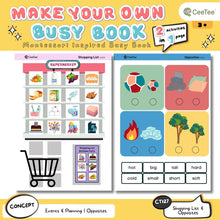 Load image into Gallery viewer, Montessori Early Learning Interactive Busy Book for Kids
