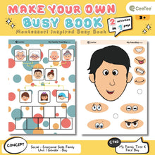 Load image into Gallery viewer, Montessori Early Learning Interactive Busy Book for Kids