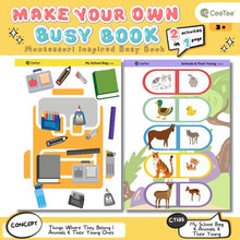 Load image into Gallery viewer, Montessori Early Learning Interactive Busy Book for Kids