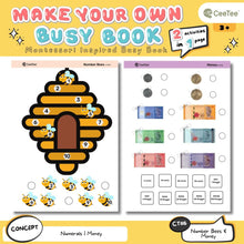 Load image into Gallery viewer, Montessori Early Learning Interactive Busy Book for Kids