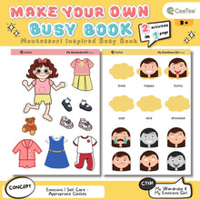 Load image into Gallery viewer, Montessori Early Learning Interactive Busy Book for Kids