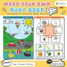 Load image into Gallery viewer, Montessori Early Learning Interactive Busy Book for Kids