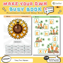 Load image into Gallery viewer, Montessori Early Learning Interactive Busy Book for Kids