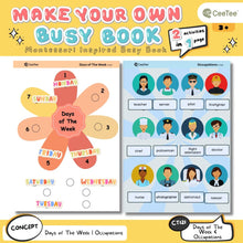 Load image into Gallery viewer, Montessori Early Learning Interactive Busy Book for Kids