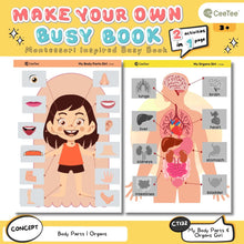 Load image into Gallery viewer, Montessori Early Learning Interactive Busy Book for Kids