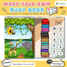Load image into Gallery viewer, Montessori Early Learning Interactive Busy Book for Kids
