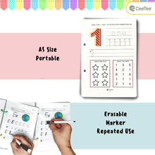 Load image into Gallery viewer, Wipe Clean 2 Books Set for Kids Practice Writing A - Z