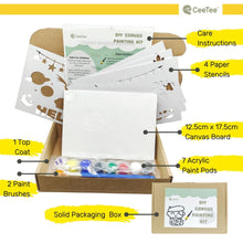 Load image into Gallery viewer, Art and Craft Painting Kit for Kids Acrylic Canvas Paint Crafts DIY Project for Toddlers