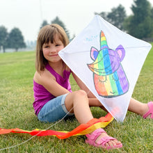 Load image into Gallery viewer, DIY Kite Kit for Kids | 3 Kites | Easy Flying Large Diamond Kite Lovers Kitesurfing Outdoor Sports Activities Children Sport Activity Kite Making Kits
