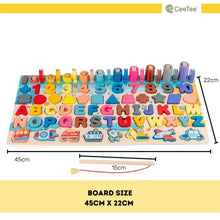 Load image into Gallery viewer, Montessori Wooden Toy ABC Alphabet Early Learning Big Puzzle
