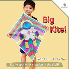 Load image into Gallery viewer, DIY Kite Kit for Kids | 3 Kites | Easy Flying Large Diamond Kite Lovers Kitesurfing Outdoor Sports Activities Children Sport Activity Kite Making Kits
