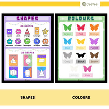 Load image into Gallery viewer, Kids Learning Wall Chart Early Education Posters
