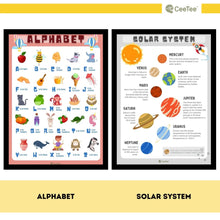 Load image into Gallery viewer, Kids Learning Wall Chart Early Education Posters
