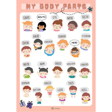 Load image into Gallery viewer, Kids Learning Wall Chart Early Education Posters
